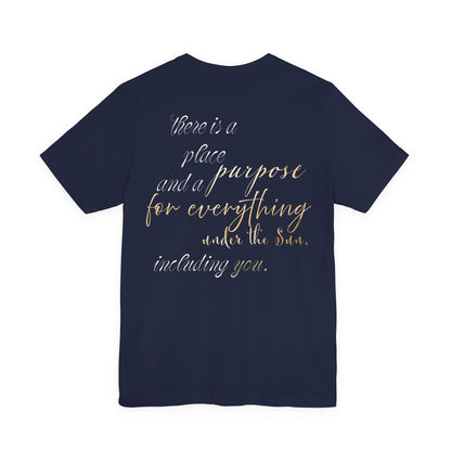 Women’s Faith T-Shirt, Purpose and Grace Tee, Christian Quote Shirt, Inspirational Apparel, Gift for Women of Faith, Everyday Faith Wear
