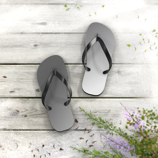 Minimalist Gray Flip Flops | His & Her Summer Sandals | Casual Beachwear | Lightweight Vacation Slides | Comfortable Everyday Footwear