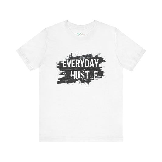 Bruntee "Everyday Hustle" Men's Motivational Tee | 100% Cotton Streetwear & Fitness Shirt