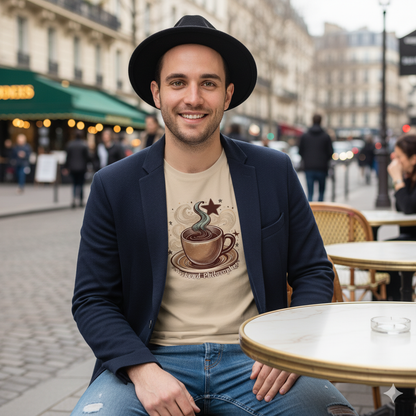 Weekend Philosopher Coffee Shirt – Retro Vintage Aesthetic Tee for Coffee Lovers