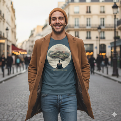 Overthinker’s Club Graphic Tee | Thoughtful Minimalist Men’s Shirt