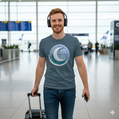 Mentally on Airplane Mode Men’s T-Shirt | Minimalist Graphic Tee for Everyday Comfort