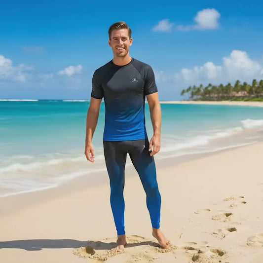 Bruntee Built To Rise Men's Leggings |  4-Way Stretch Performance Fit